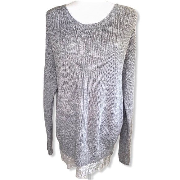 Pins & Needles Sweaters - UO Pins and Needles Oversized Knit Sweater Lace M